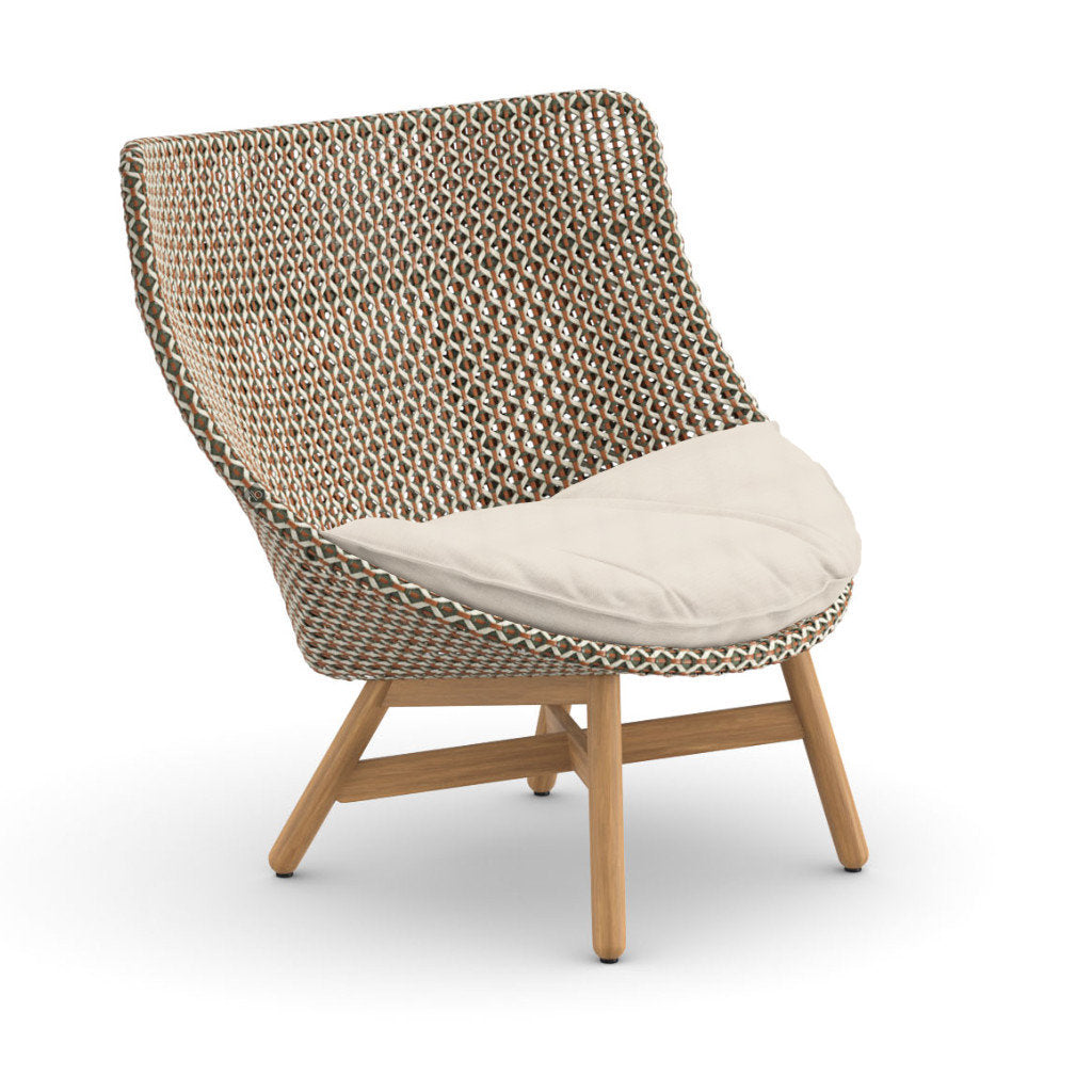 DEDON MBRACE Teak Hochlehner inkl. Sitzkissen Dry Plus