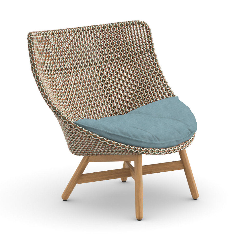 DEDON MBRACE Teak Hochlehner inkl. Sitzkissen Dry Plus