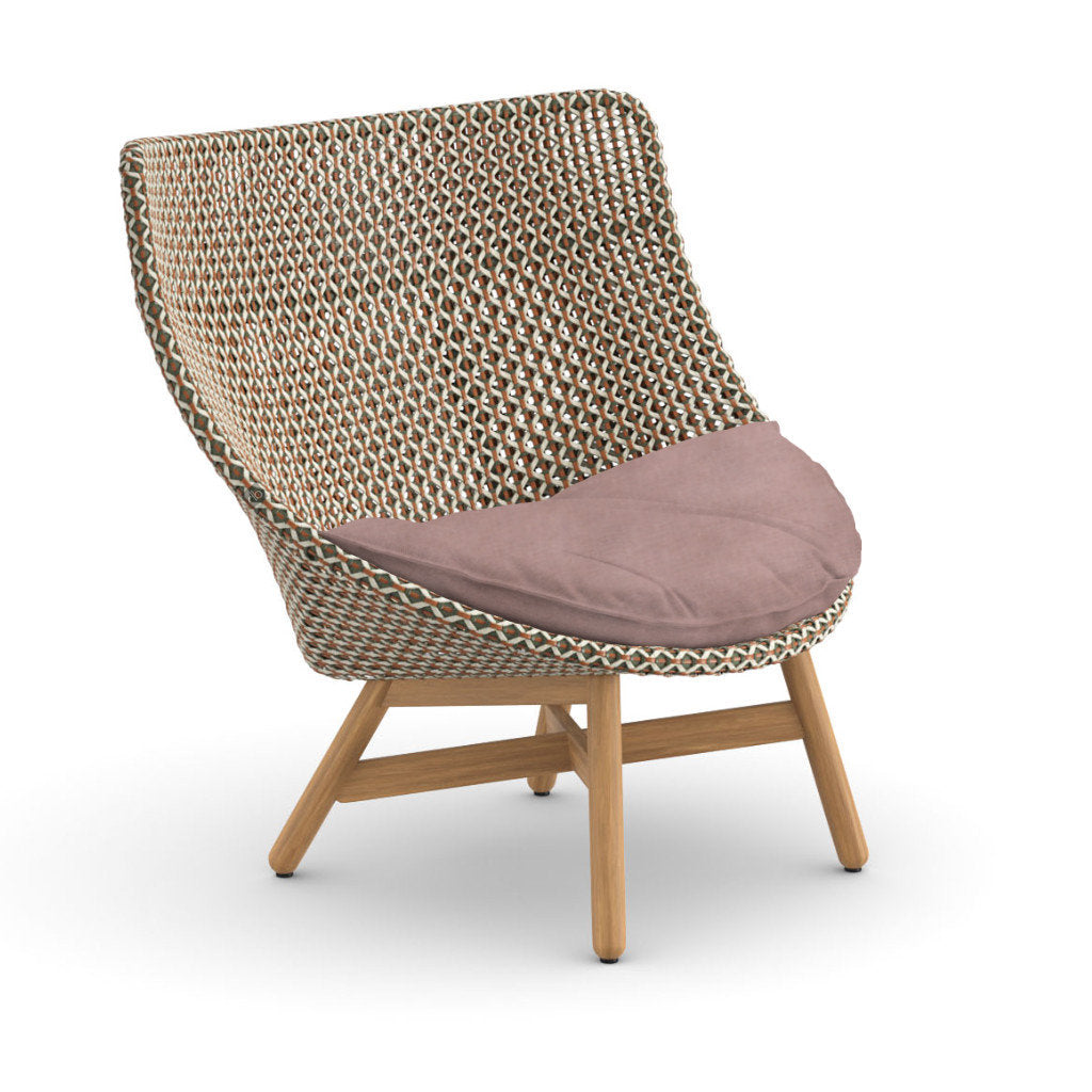 DEDON MBRACE Teak Hochlehner inkl. Sitzkissen Dry Plus