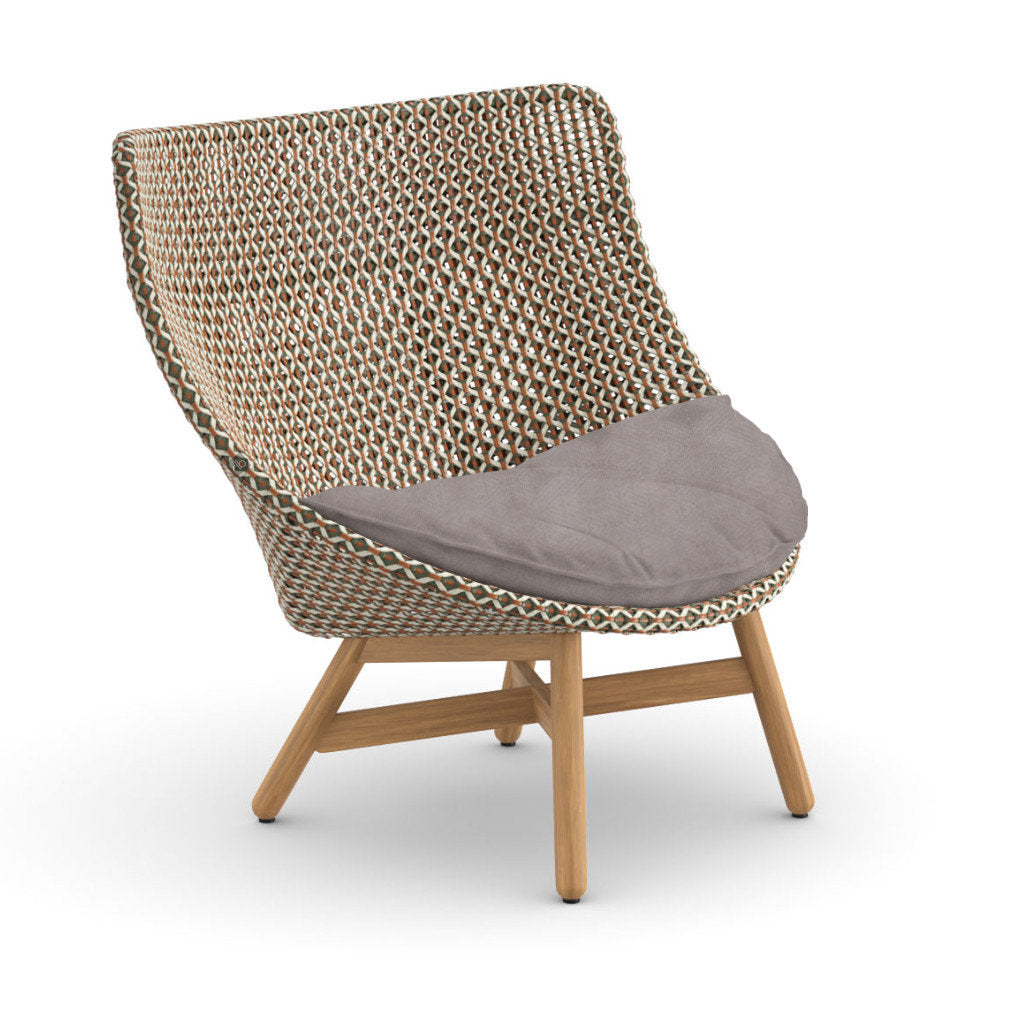 DEDON MBRACE Teak Hochlehner inkl. Sitzkissen Dry Plus