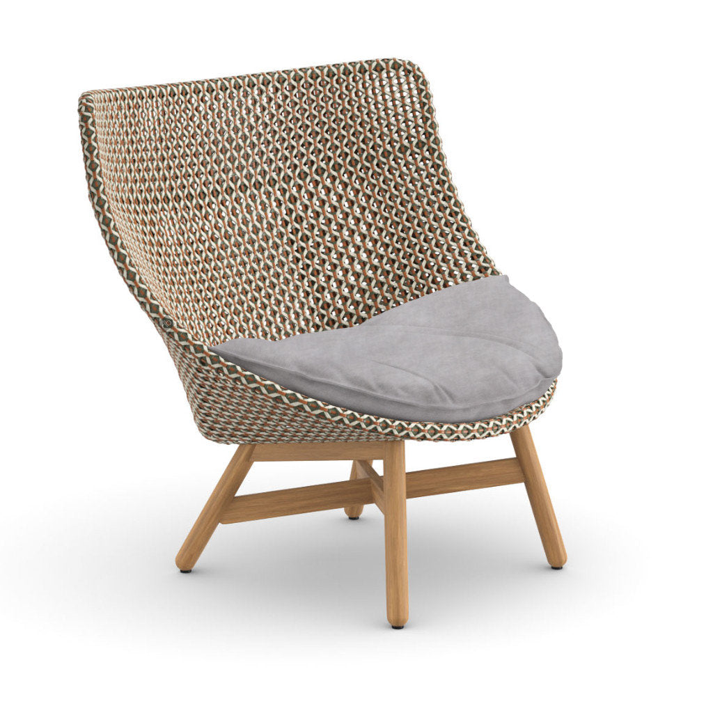 DEDON MBRACE Teak Hochlehner inkl. Sitzkissen Dry Plus