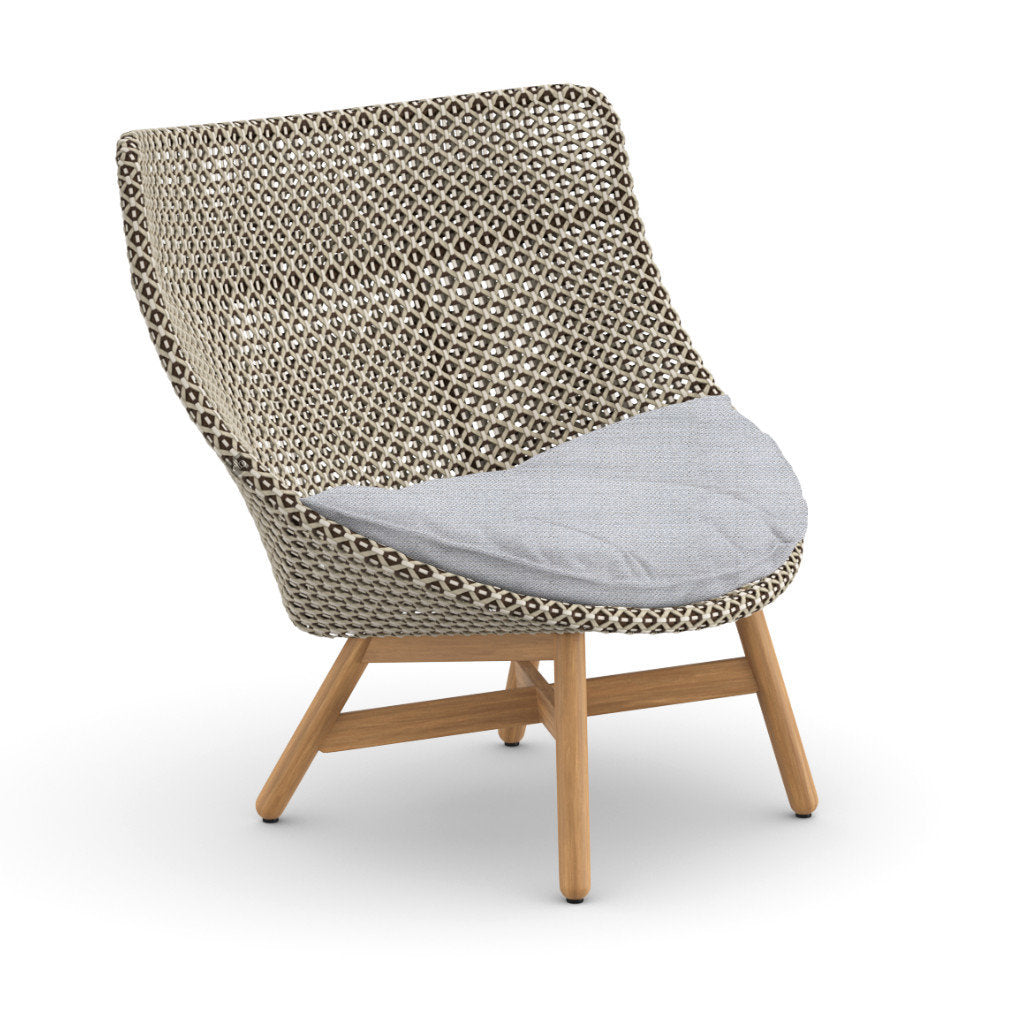 DEDON MBRACE Teak Hochlehner inkl. Sitzkissen Dry Plus