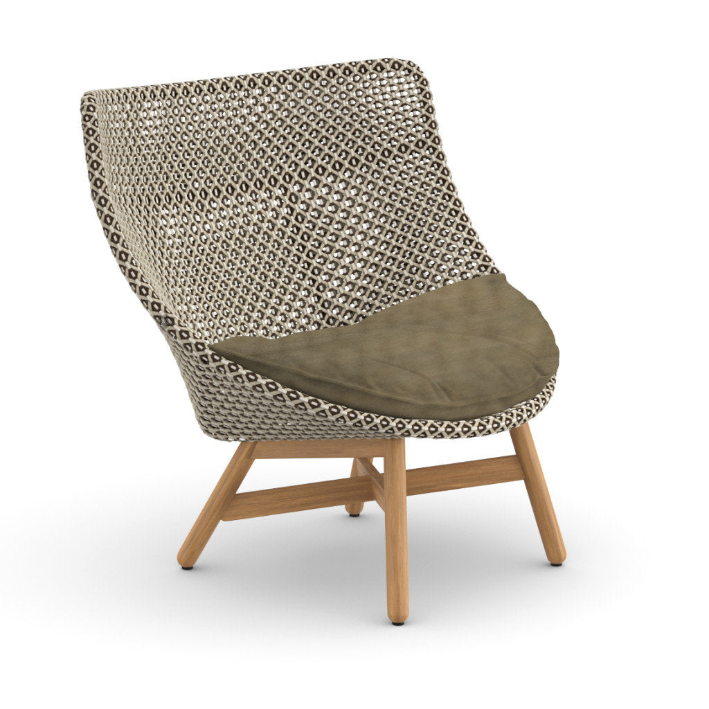 DEDON MBRACE Teak Hochlehner inkl. Sitzkissen Dry Plus