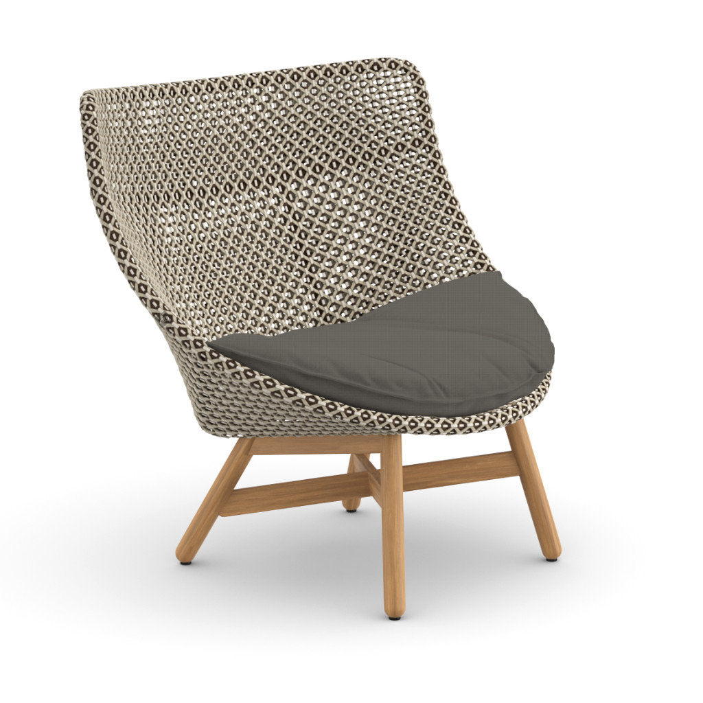 DEDON MBRACE Teak Hochlehner inkl. Sitzkissen Dry Plus