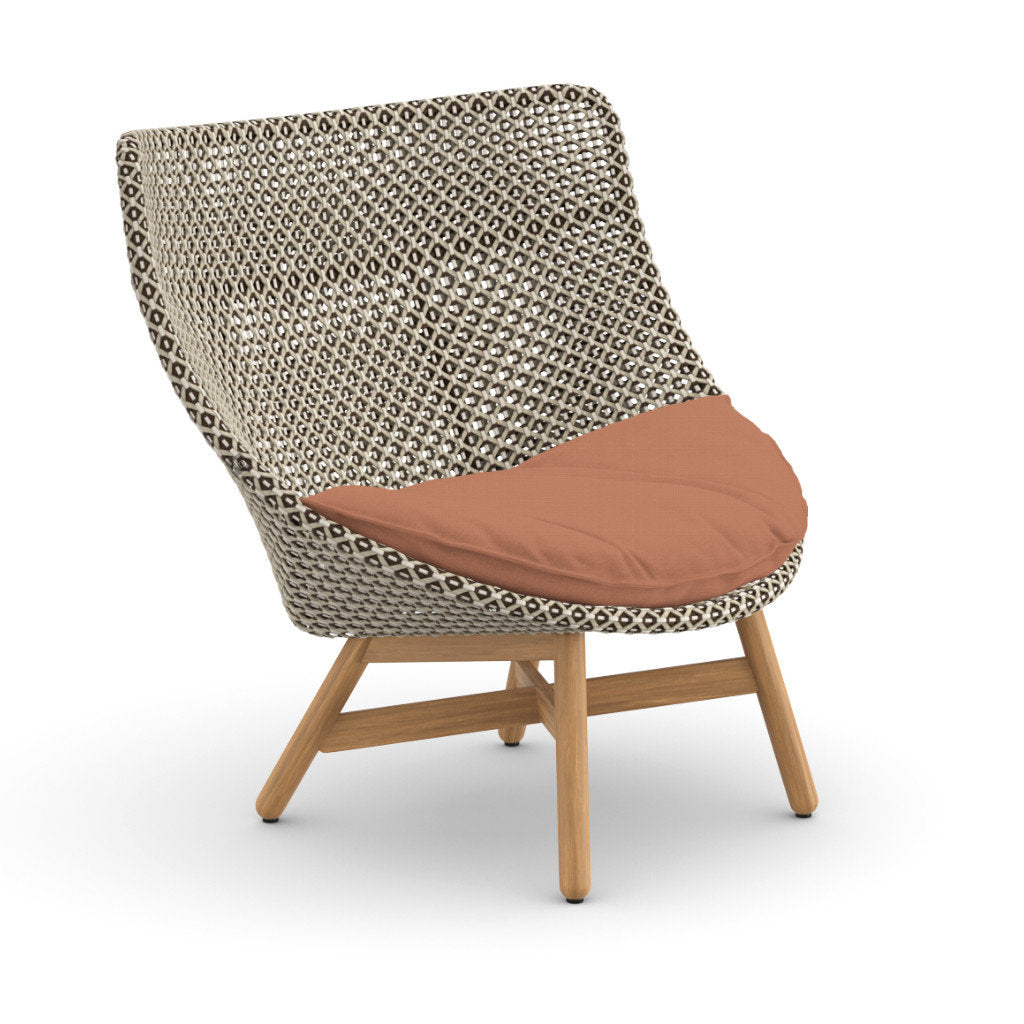 DEDON MBRACE Teak Hochlehner inkl. Sitzkissen Dry Plus