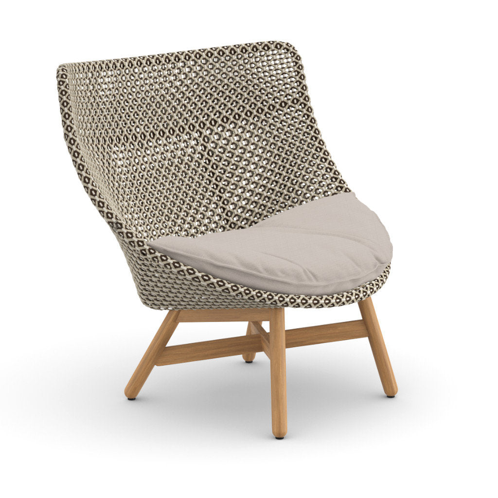 DEDON MBRACE Teak Hochlehner inkl. Sitzkissen Dry Plus