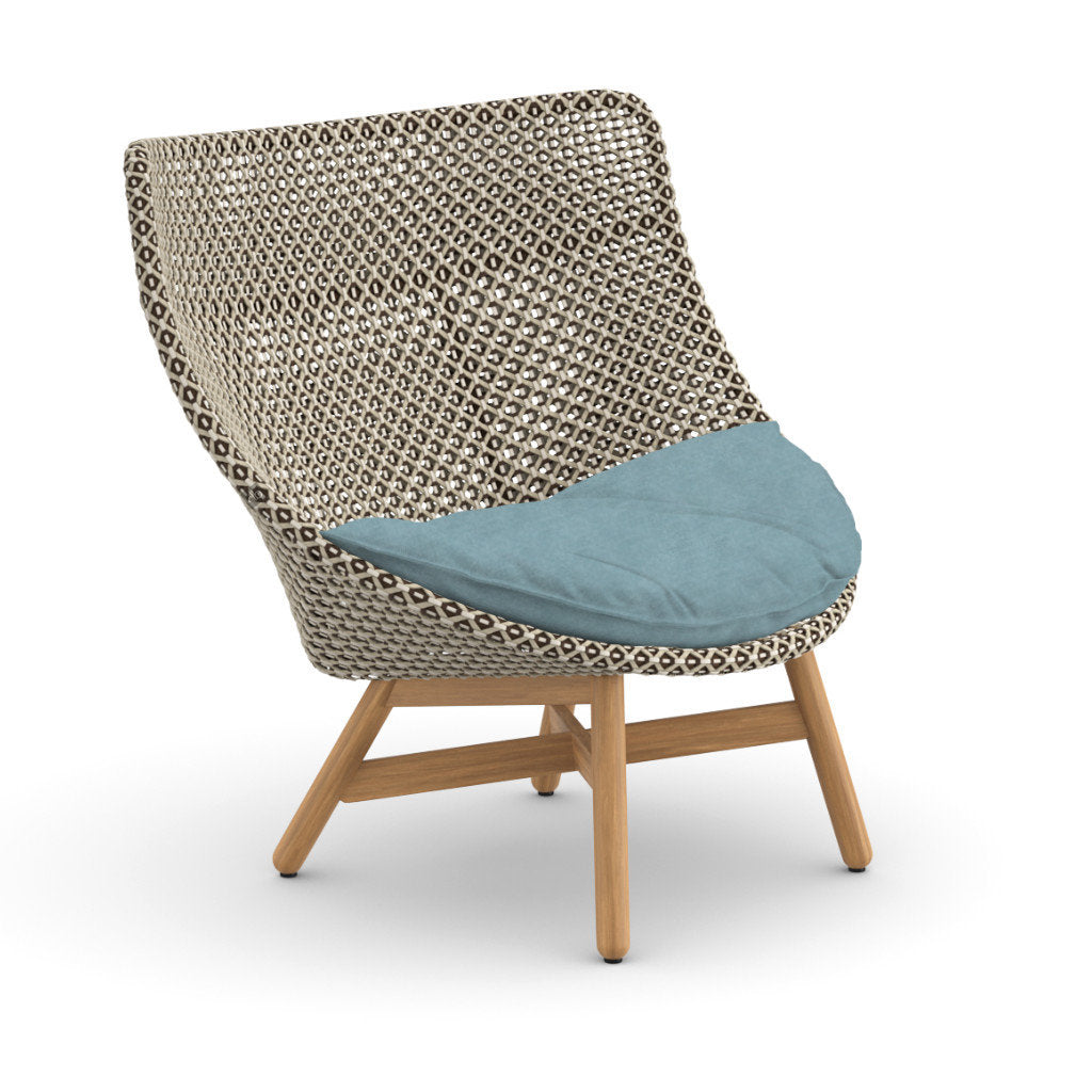 DEDON MBRACE Teak Hochlehner inkl. Sitzkissen Dry Plus