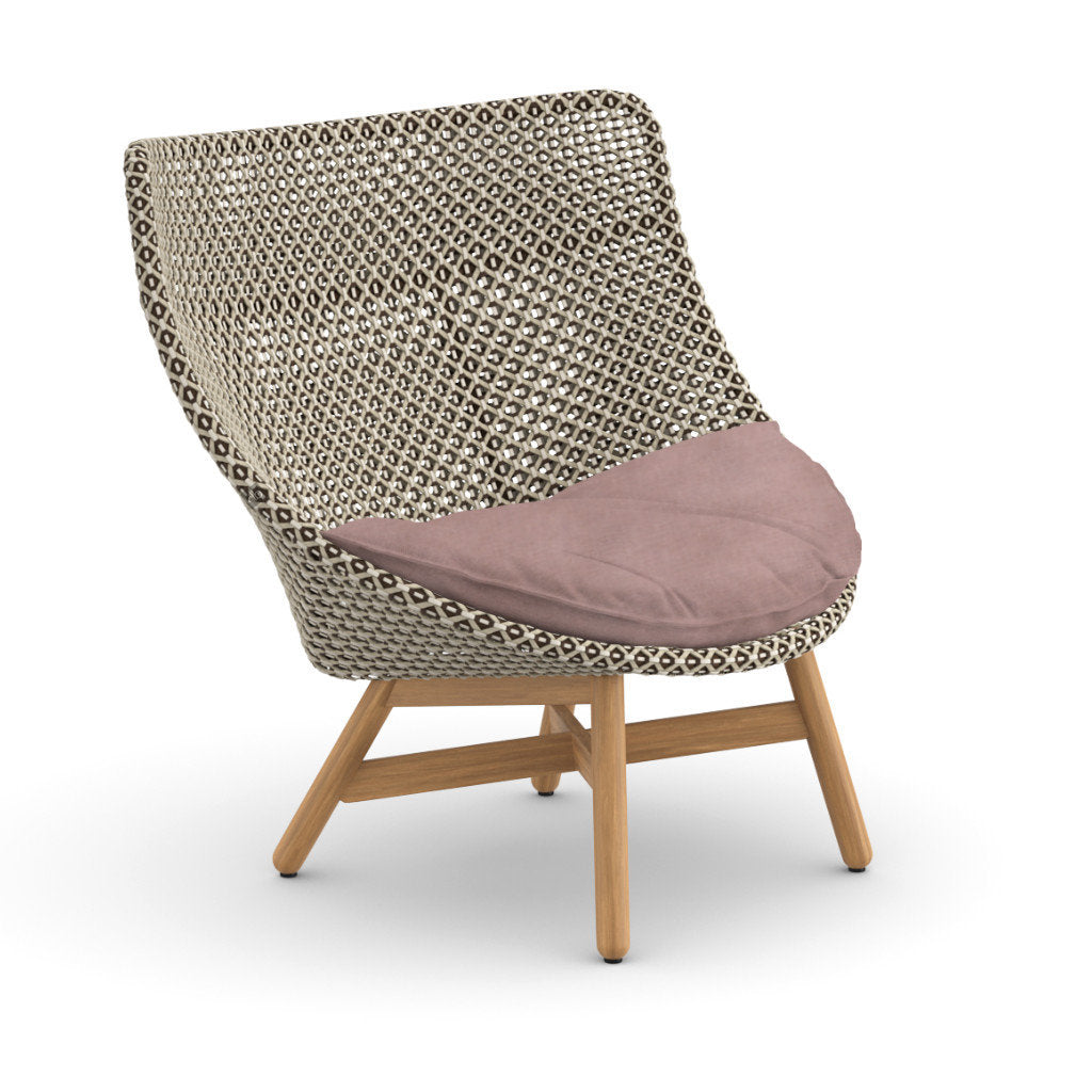 DEDON MBRACE Teak Hochlehner inkl. Sitzkissen Dry Plus