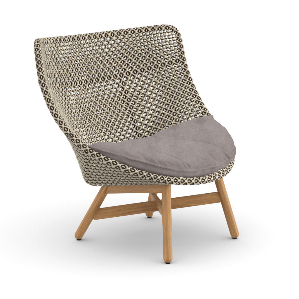 DEDON MBRACE Teak Hochlehner inkl. Sitzkissen Dry Plus