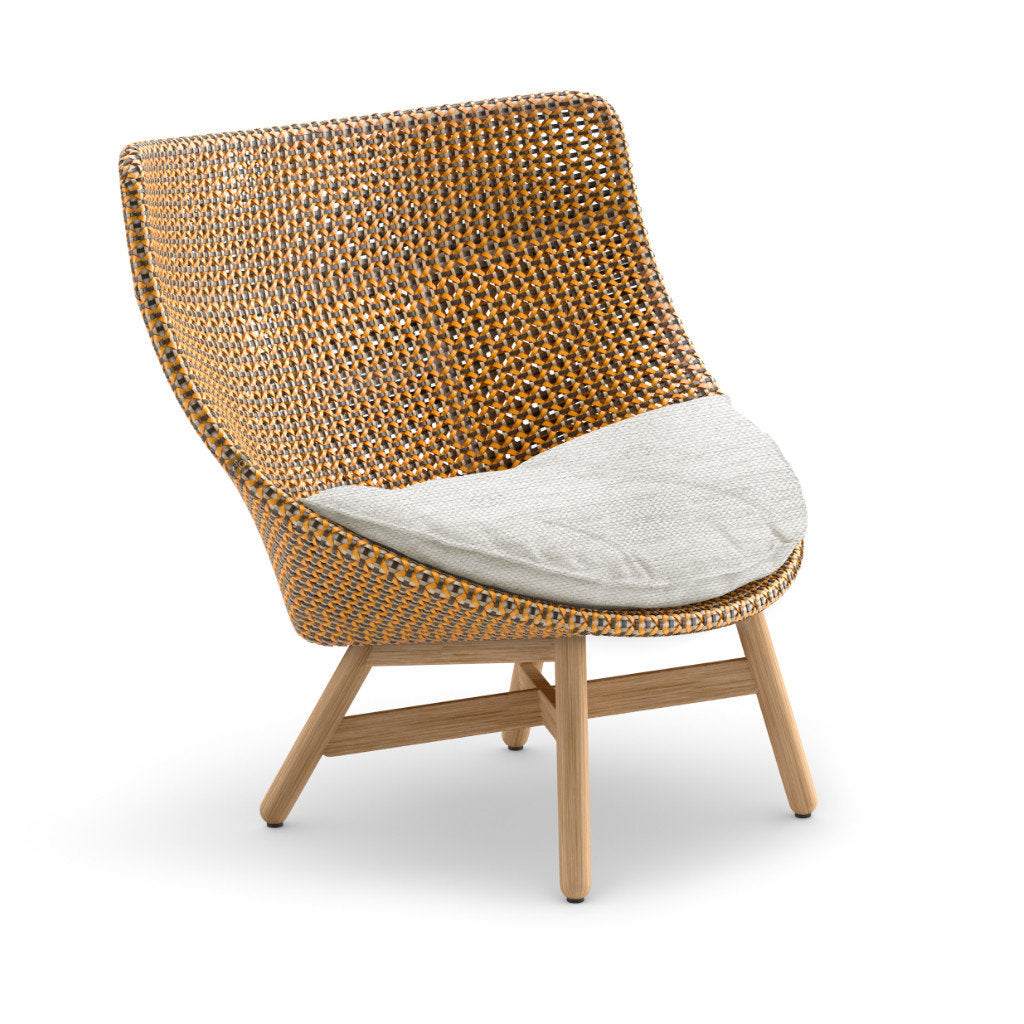 DEDON MBRACE Teak Hochlehner inkl. Sitzkissen Dry Plus