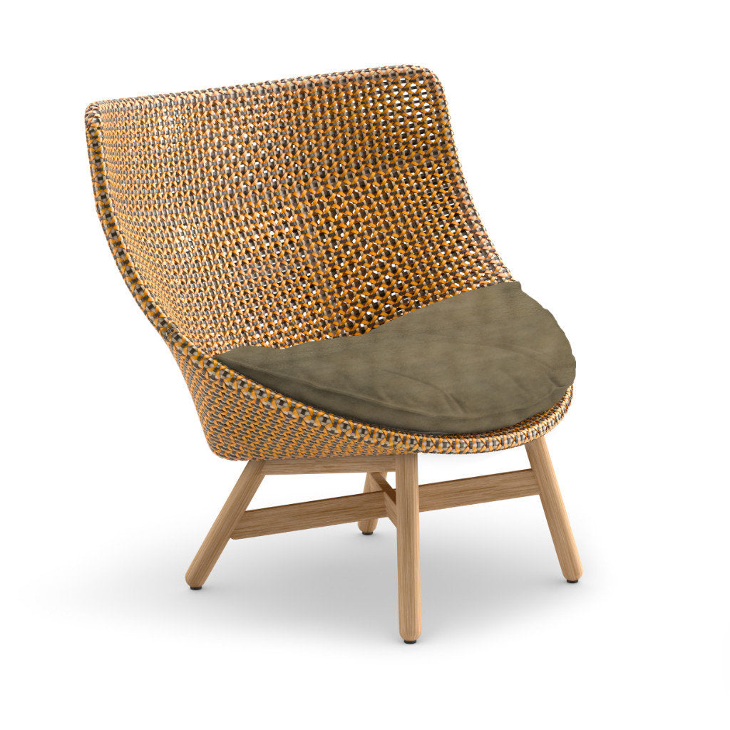 DEDON MBRACE Teak Hochlehner inkl. Sitzkissen Dry Plus