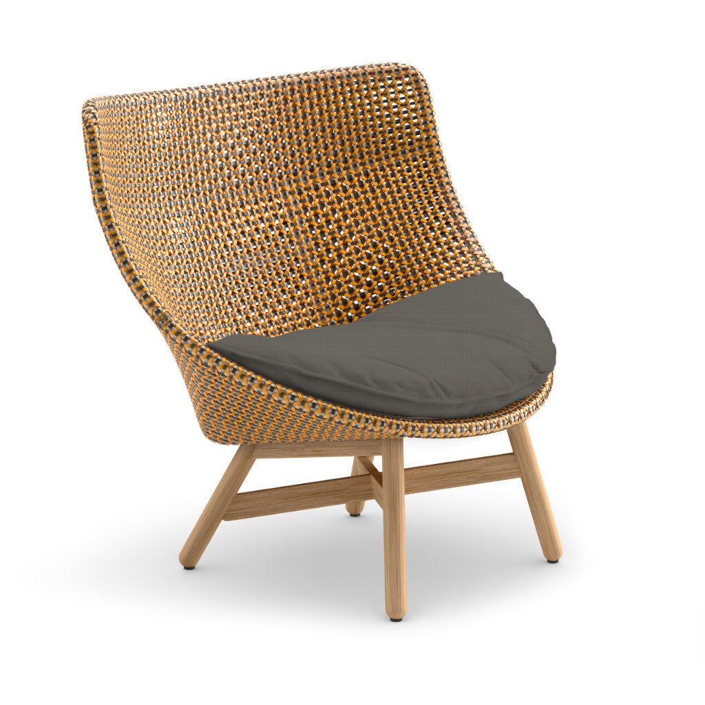 DEDON MBRACE Teak Hochlehner inkl. Sitzkissen Dry Plus