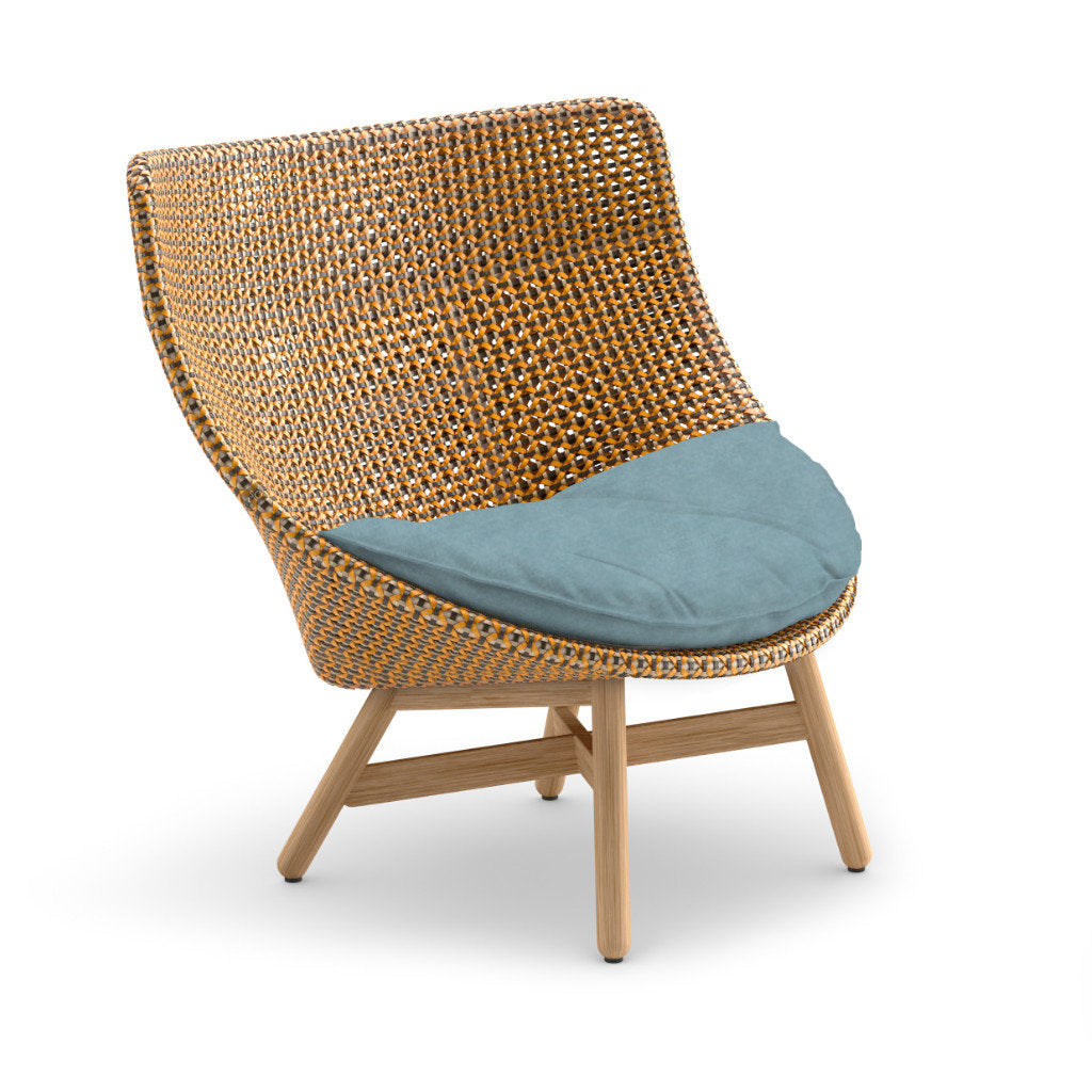 DEDON MBRACE Teak Hochlehner inkl. Sitzkissen Dry Plus