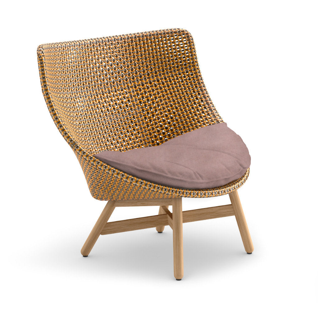 DEDON MBRACE Teak Hochlehner inkl. Sitzkissen Dry Plus