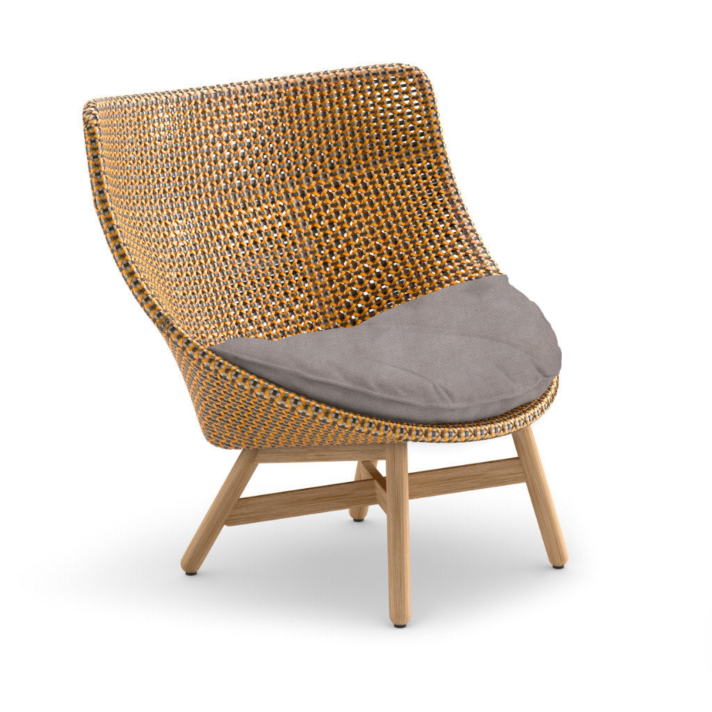 DEDON MBRACE Teak Hochlehner inkl. Sitzkissen Dry Plus