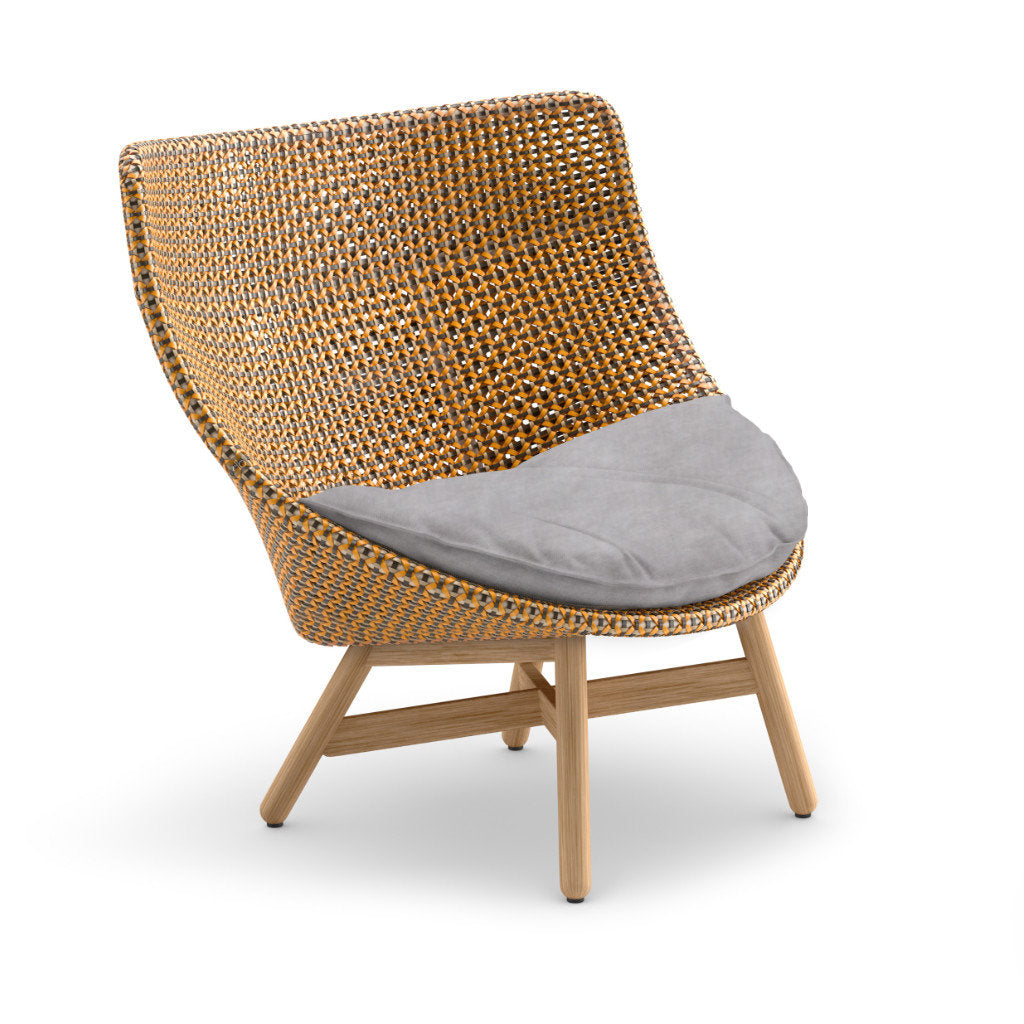 DEDON MBRACE Teak Hochlehner inkl. Sitzkissen Dry Plus