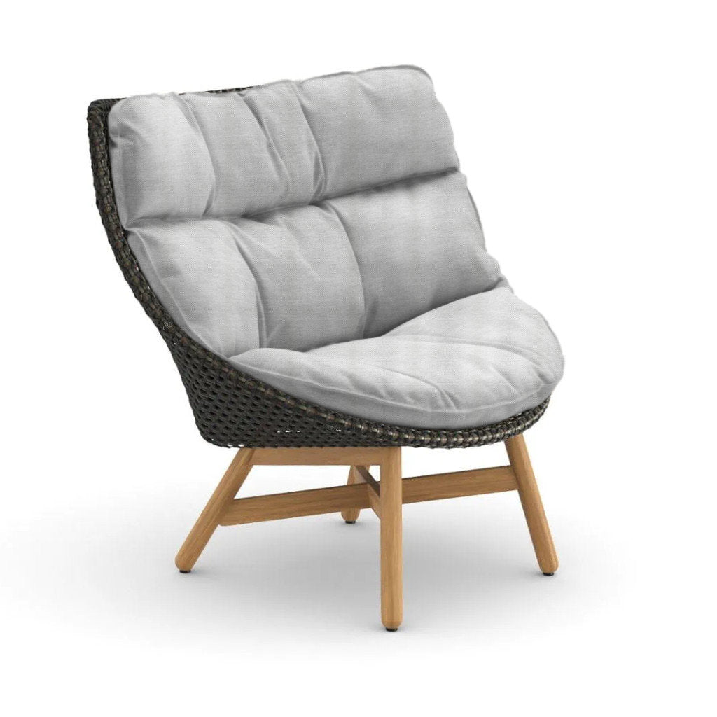 DEDON MBRACE Teak Hochlehner inkl. Gesamtauflage Dry Plus