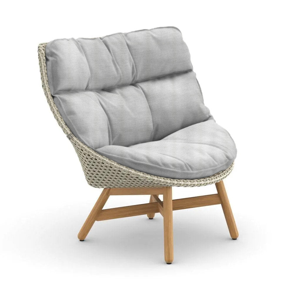 DEDON MBRACE Teak Hochlehner inkl. Gesamtauflage Dry Plus