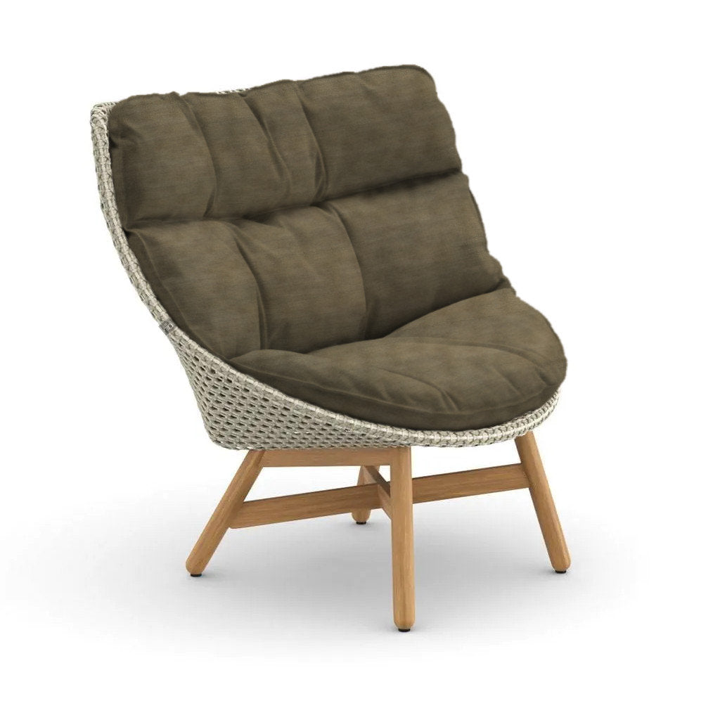 DEDON MBRACE Teak Hochlehner inkl. Gesamtauflage Dry Plus