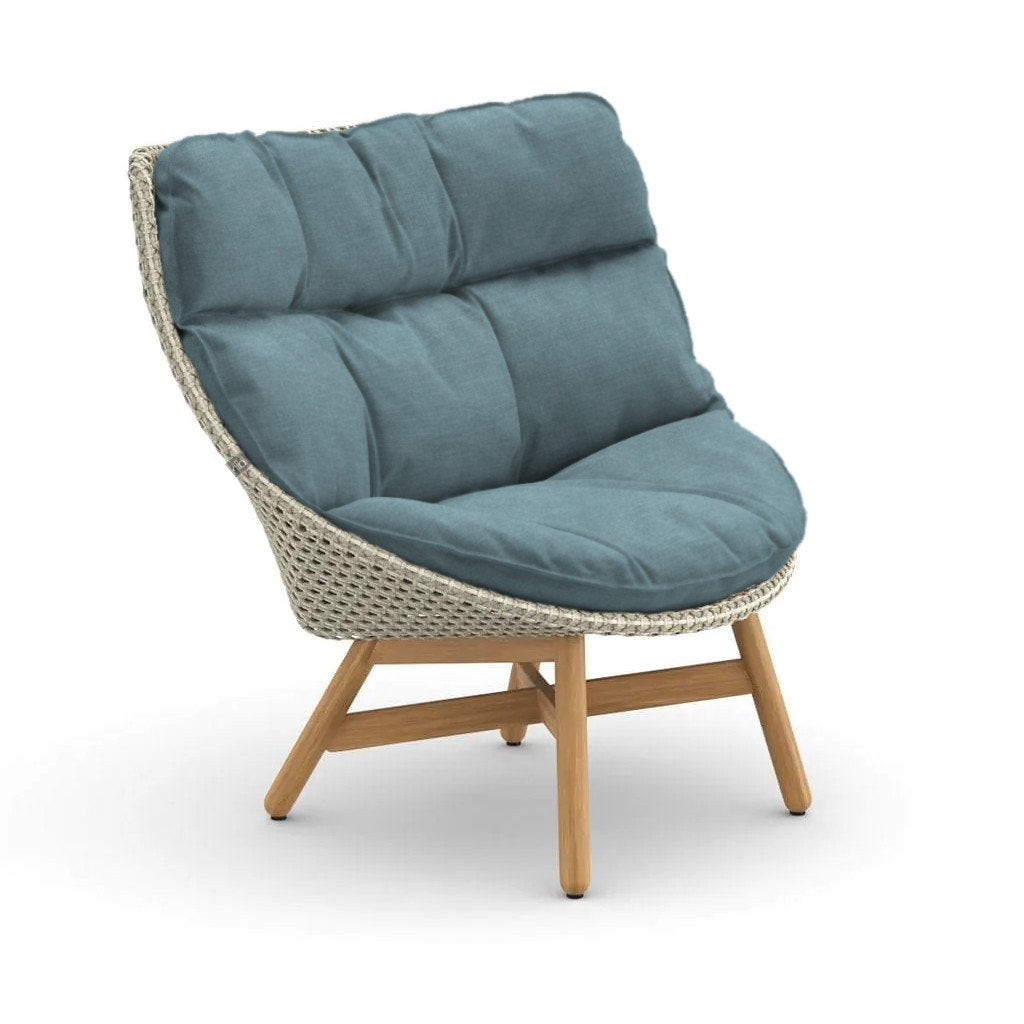 DEDON MBRACE Teak Hochlehner inkl. Gesamtauflage Dry Plus