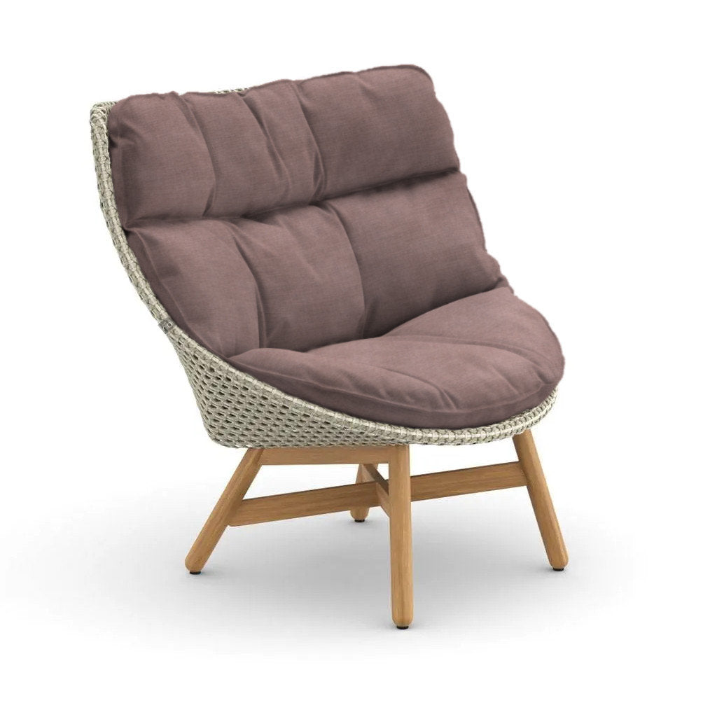 DEDON MBRACE Teak Hochlehner inkl. Gesamtauflage Dry Plus