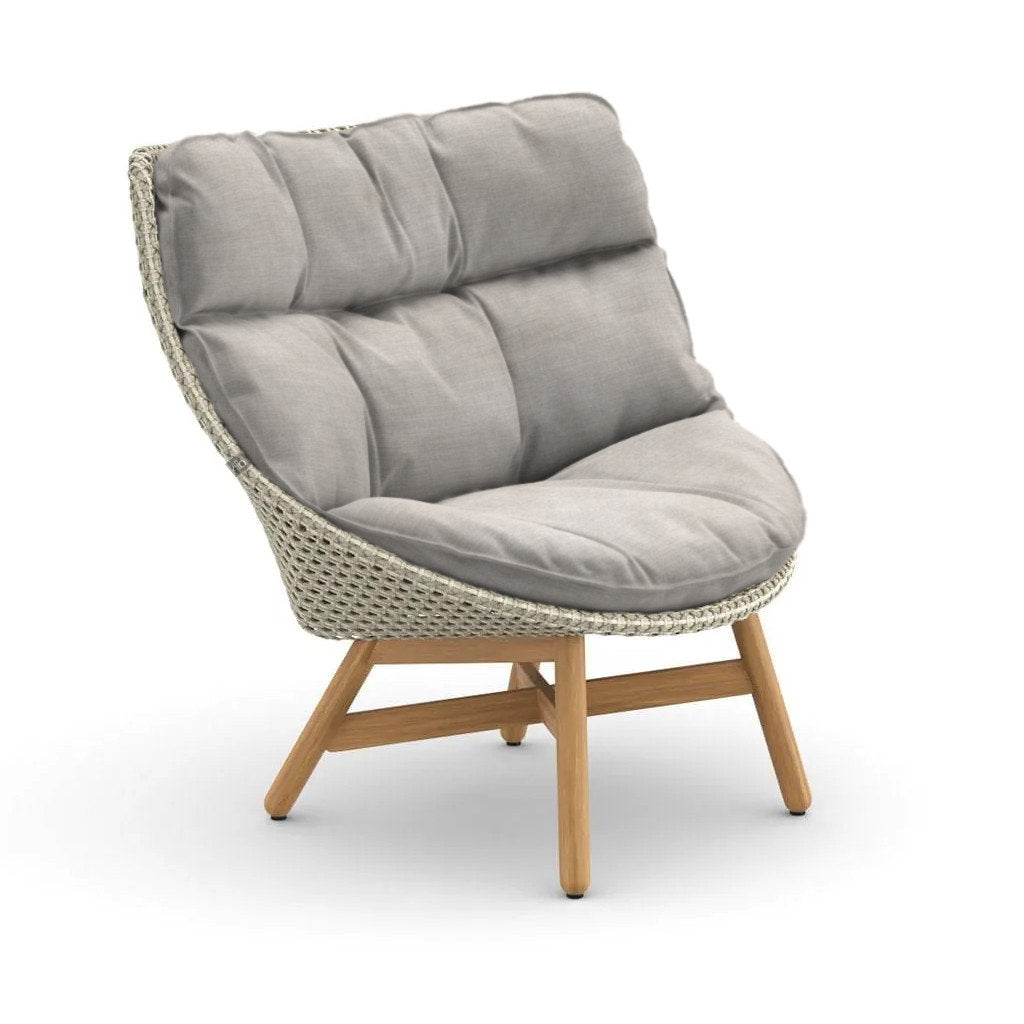 DEDON MBRACE Teak Hochlehner inkl. Gesamtauflage Dry Plus