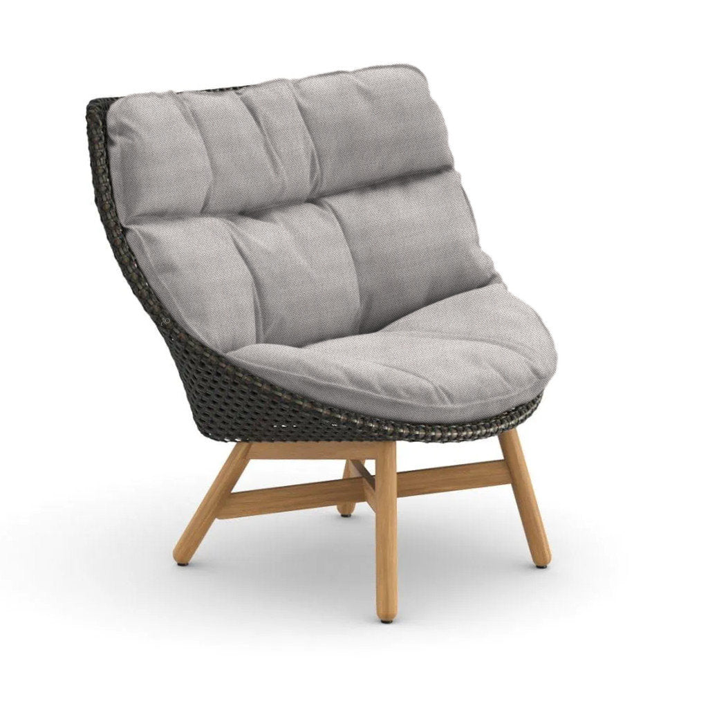 DEDON MBRACE Teak Hochlehner inkl. Gesamtauflage Dry Plus