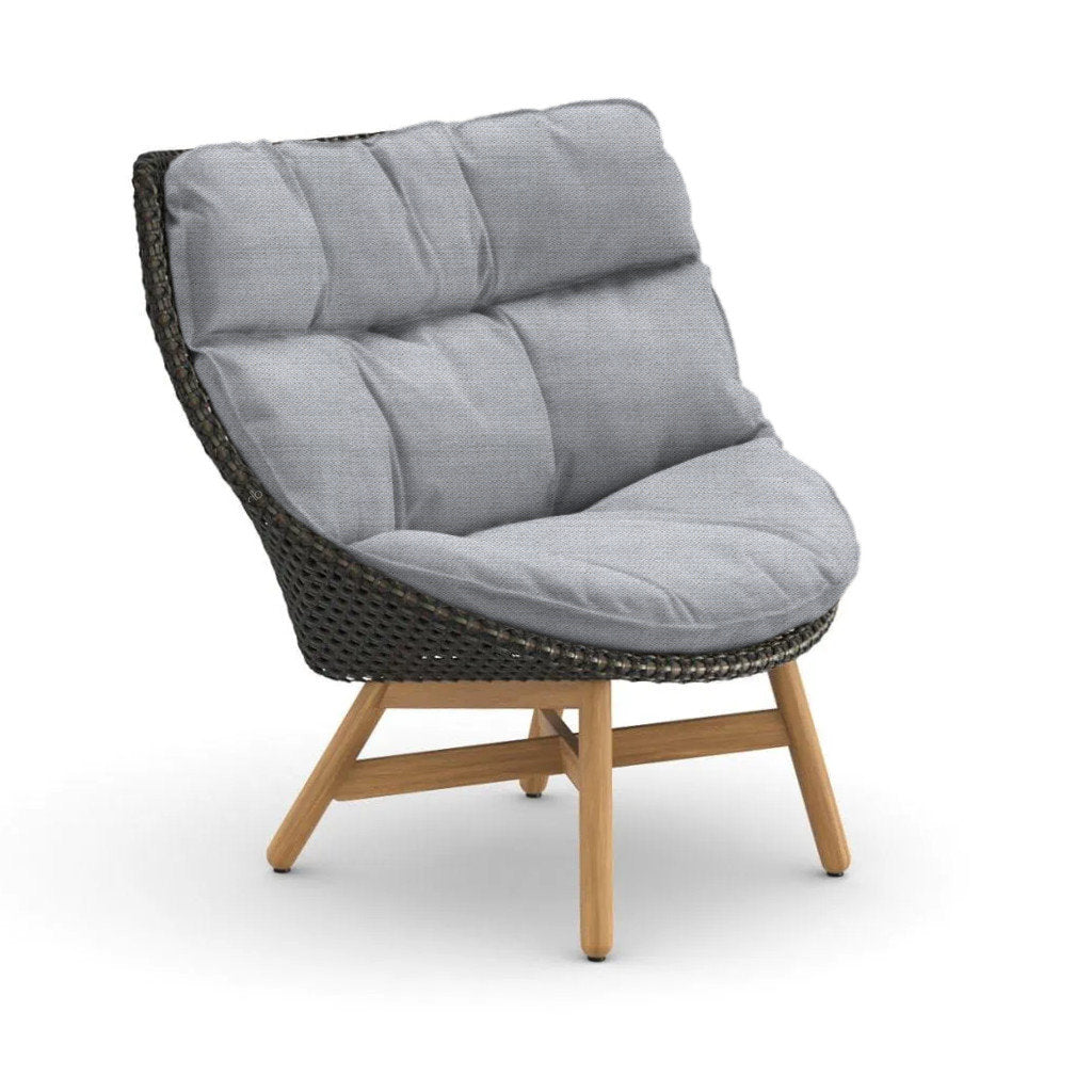 DEDON MBRACE Teak Hochlehner inkl. Gesamtauflage Dry Plus