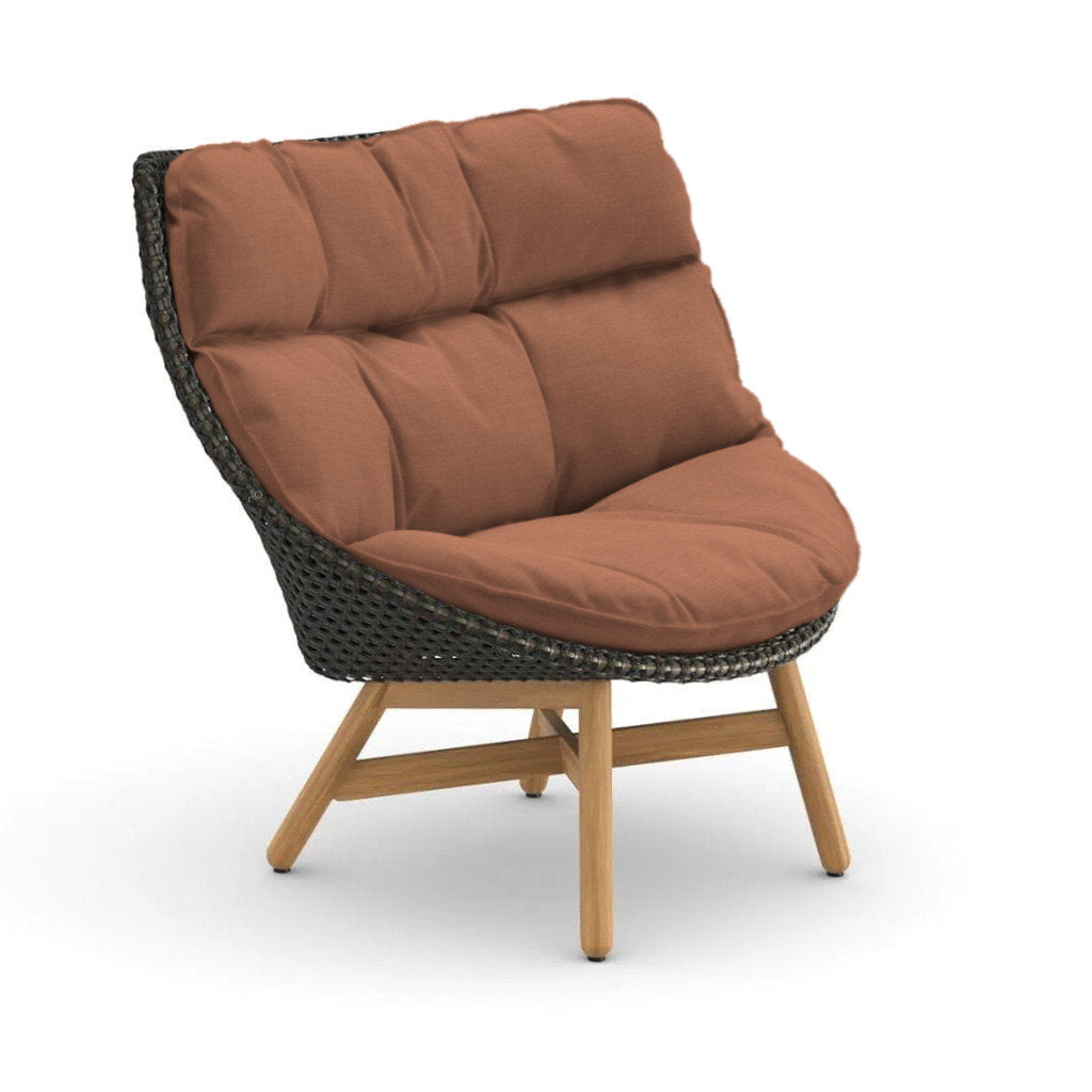 DEDON MBRACE Teak Hochlehner inkl. Gesamtauflage Dry Plus