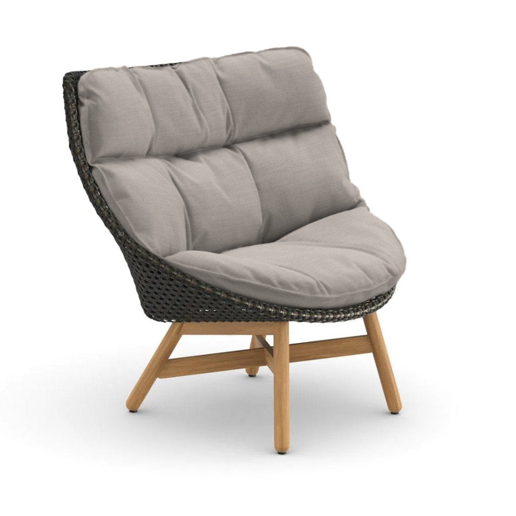 DEDON MBRACE Teak Hochlehner inkl. Gesamtauflage Dry Plus