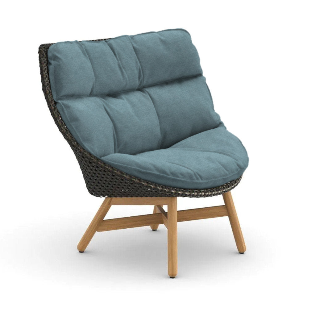 DEDON MBRACE Teak Hochlehner inkl. Gesamtauflage Dry Plus