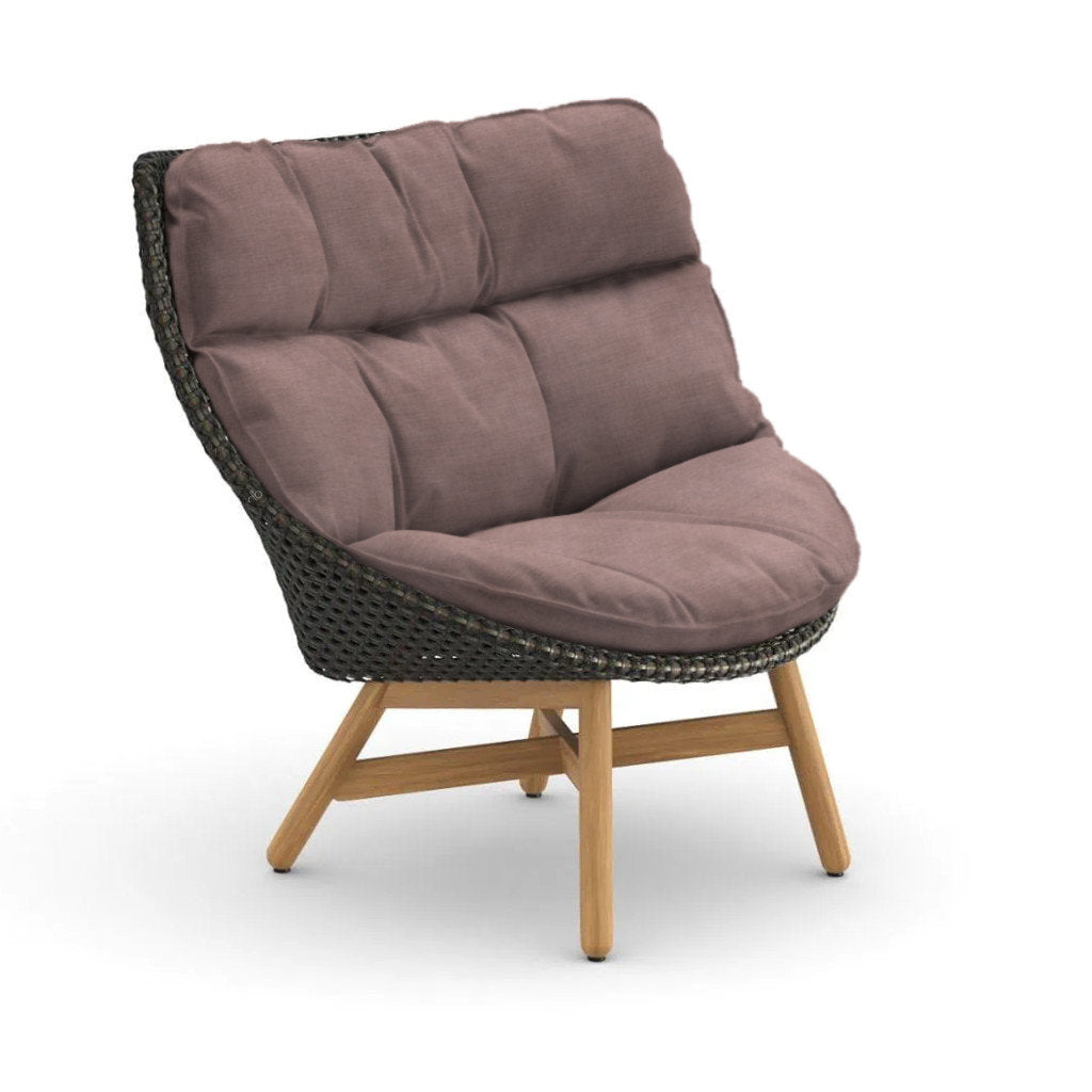 DEDON MBRACE Teak Hochlehner inkl. Gesamtauflage Dry Plus