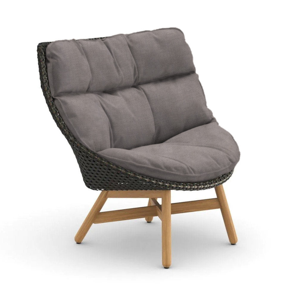 DEDON MBRACE Teak Hochlehner inkl. Gesamtauflage Dry Plus