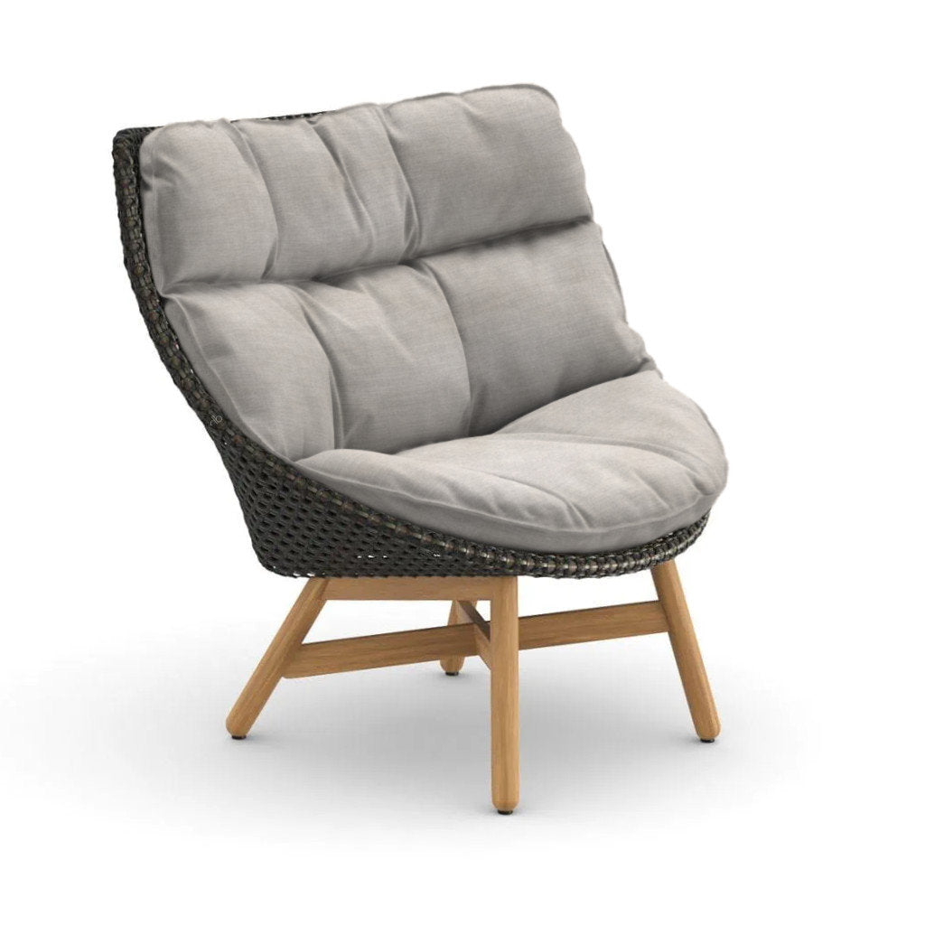 DEDON MBRACE Teak Hochlehner inkl. Gesamtauflage Dry Plus