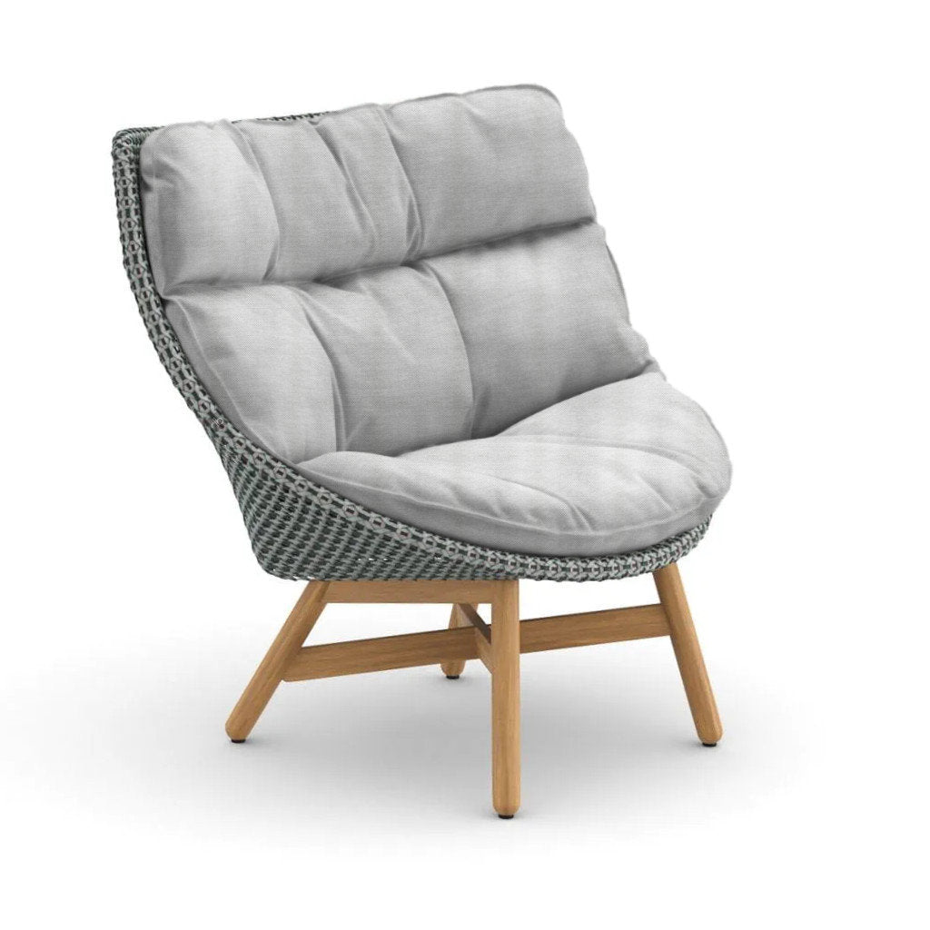 DEDON MBRACE Teak Hochlehner inkl. Gesamtauflage Dry Plus