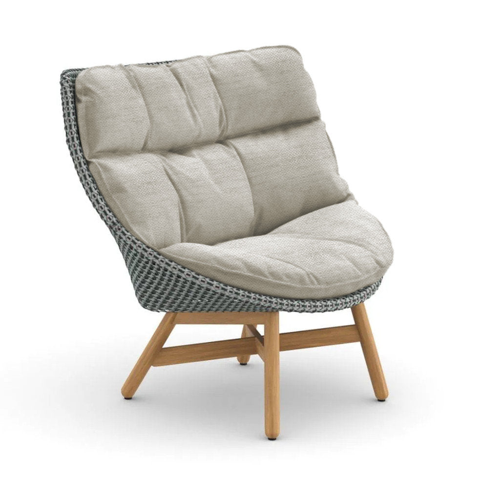 DEDON MBRACE Teak Hochlehner inkl. Gesamtauflage Dry Plus