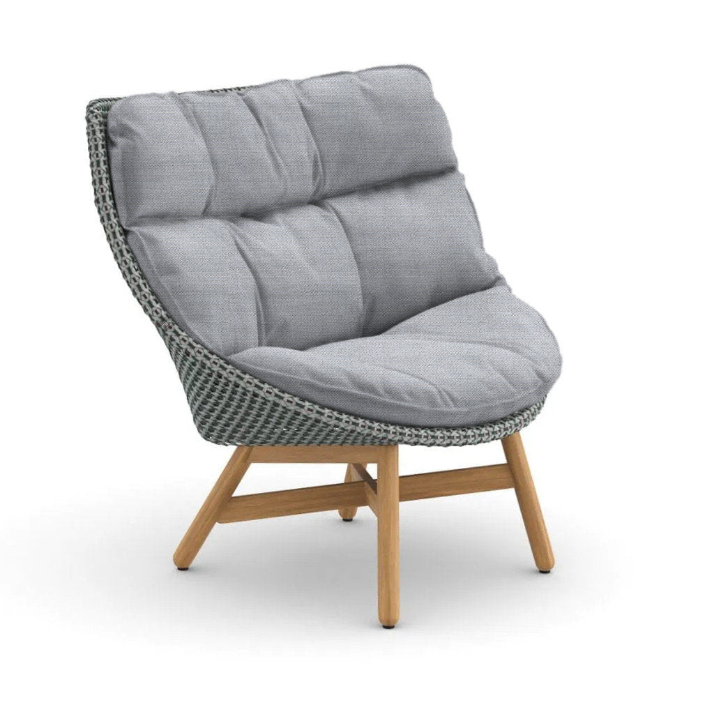 DEDON MBRACE Teak Hochlehner inkl. Gesamtauflage Dry Plus