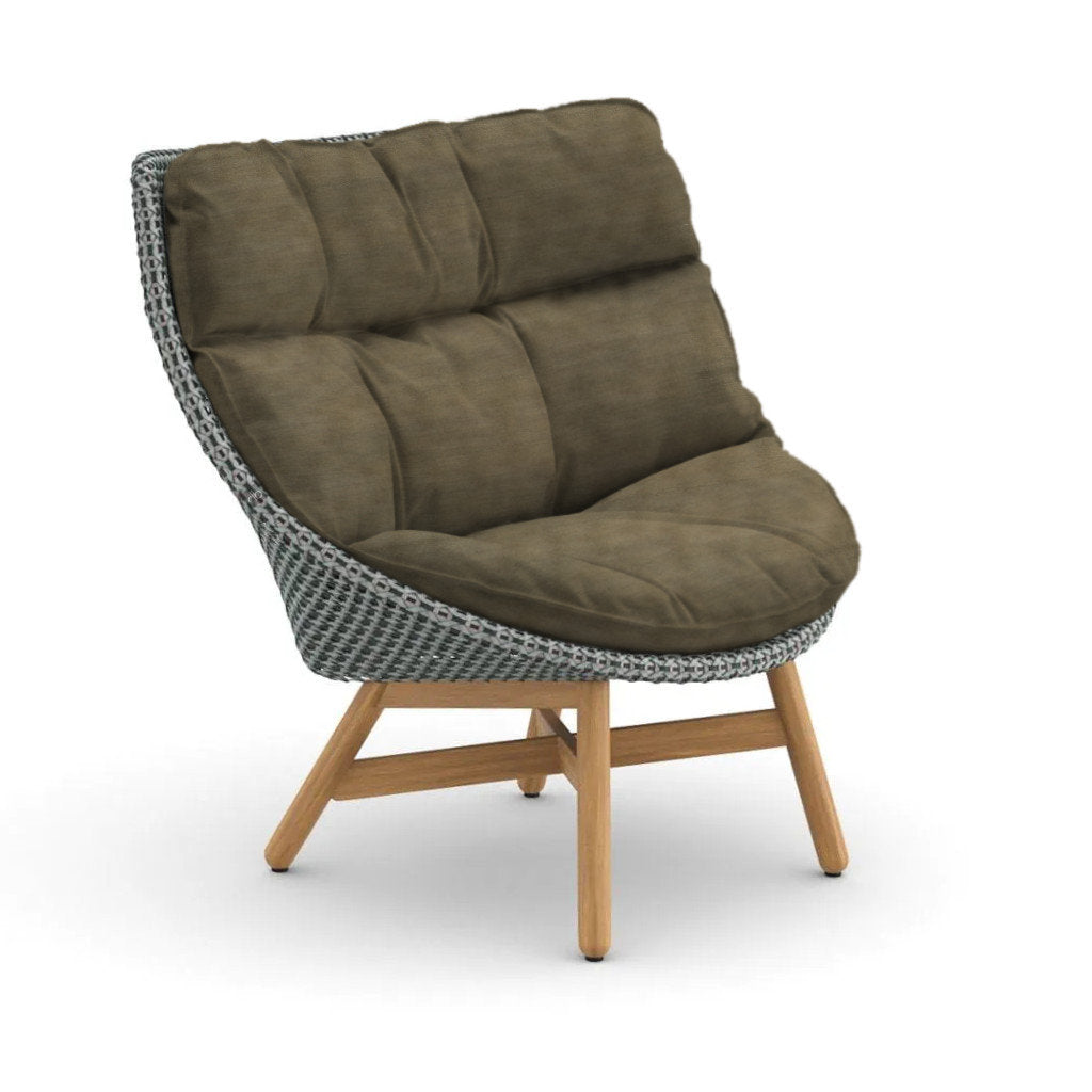 DEDON MBRACE Teak Hochlehner inkl. Gesamtauflage Dry Plus