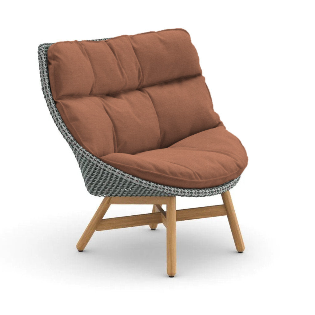 DEDON MBRACE Teak Hochlehner inkl. Gesamtauflage Dry Plus