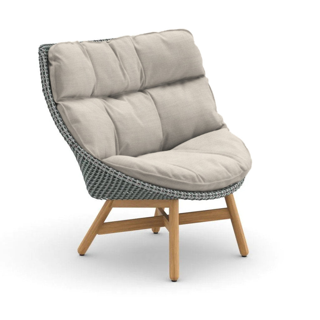 DEDON MBRACE Teak Hochlehner inkl. Gesamtauflage Dry Plus