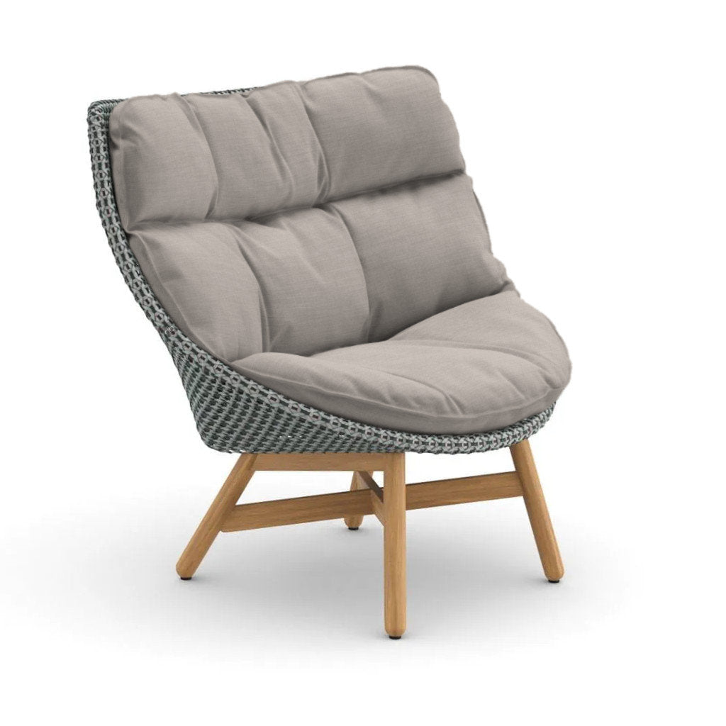 DEDON MBRACE Teak Hochlehner inkl. Gesamtauflage Dry Plus