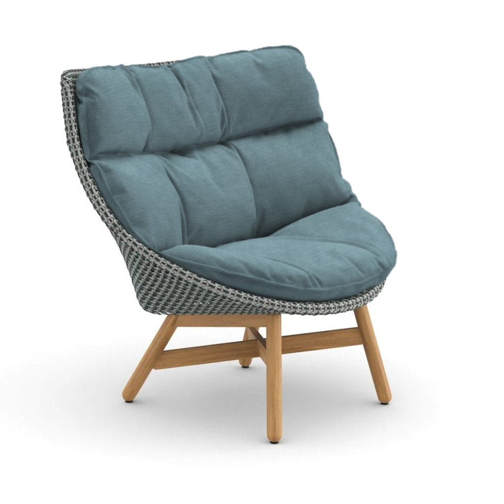 DEDON MBRACE Teak Hochlehner inkl. Gesamtauflage Dry Plus