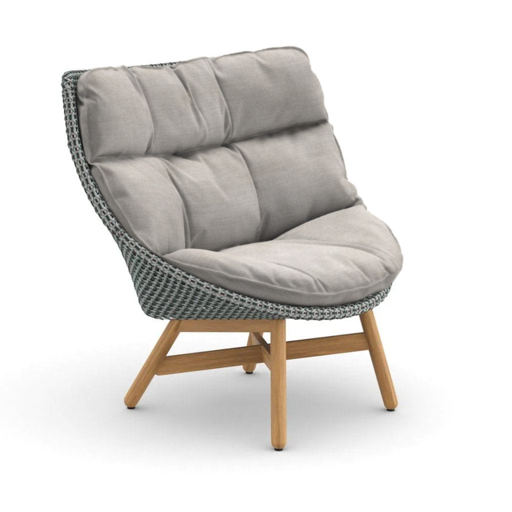 DEDON MBRACE Teak Hochlehner inkl. Gesamtauflage Dry Plus