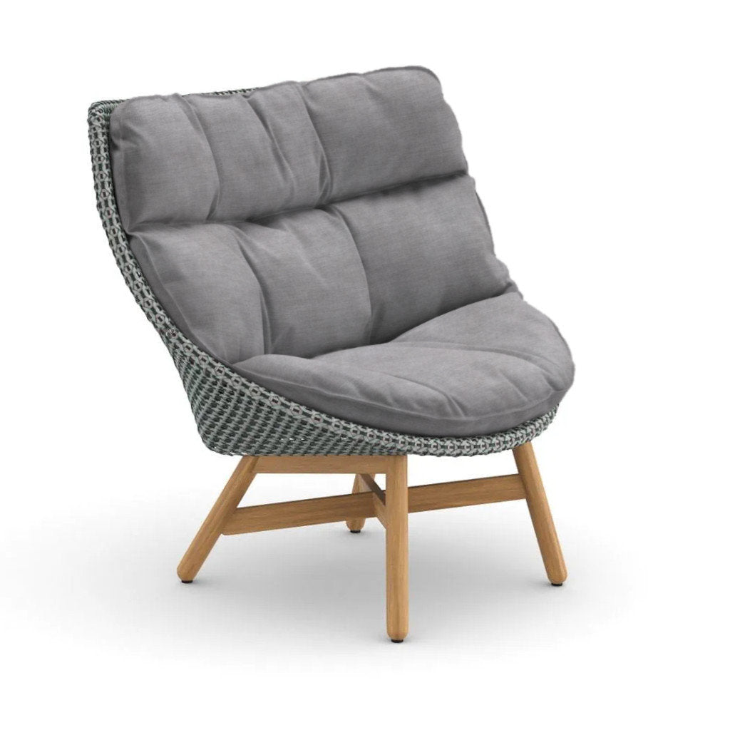 DEDON MBRACE Teak Hochlehner inkl. Gesamtauflage Dry Plus