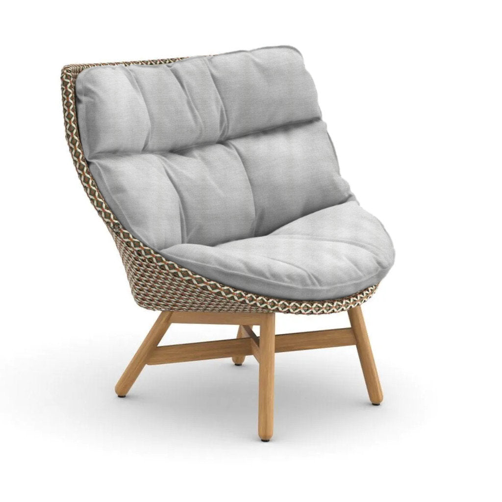 DEDON MBRACE Teak Hochlehner inkl. Gesamtauflage Dry Plus