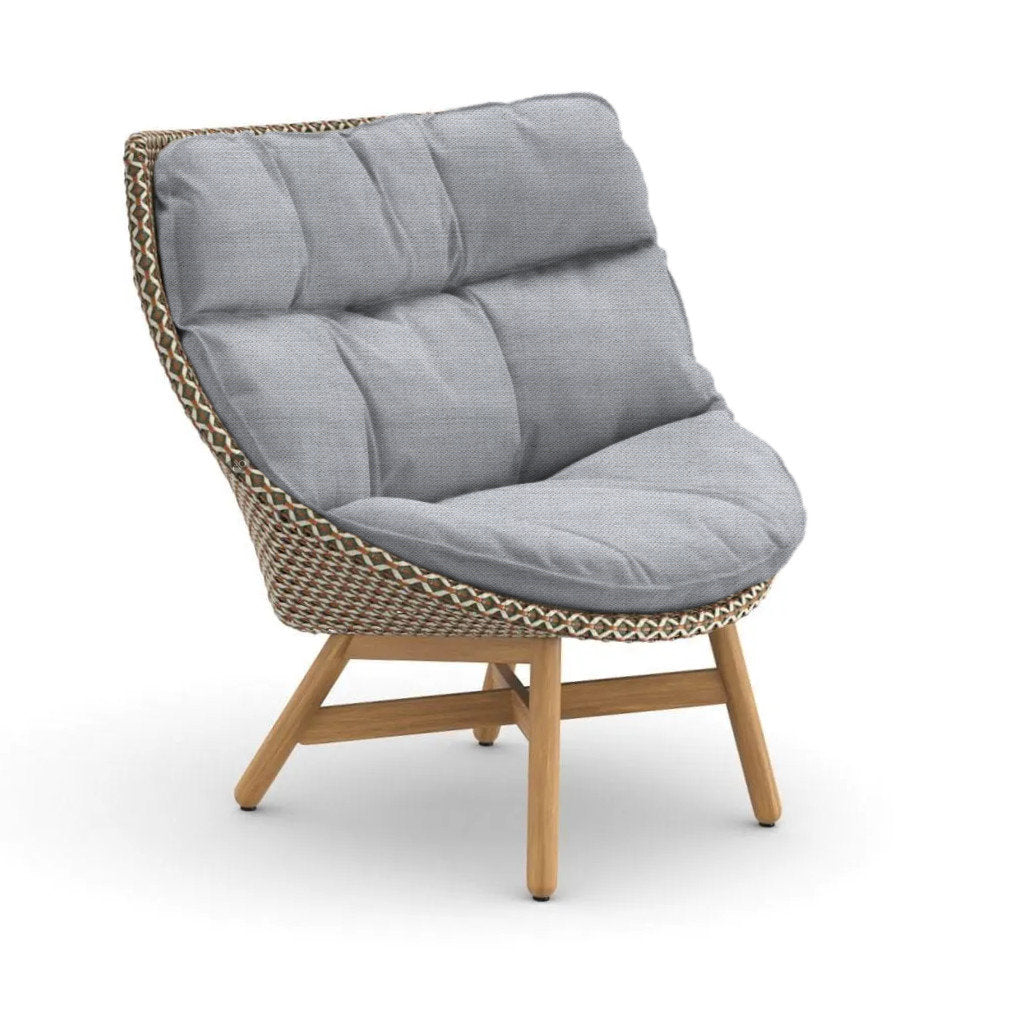 DEDON MBRACE Teak Hochlehner inkl. Gesamtauflage Dry Plus