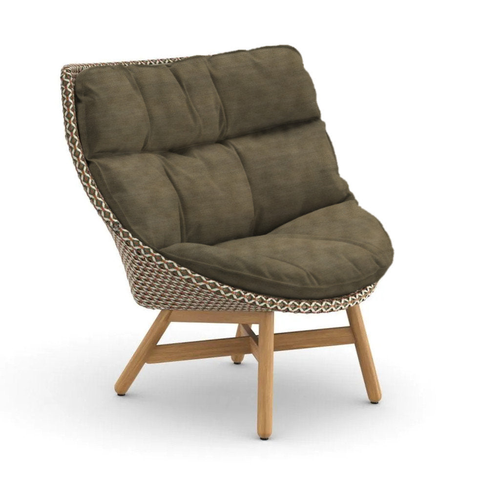 DEDON MBRACE Teak Hochlehner inkl. Gesamtauflage Dry Plus