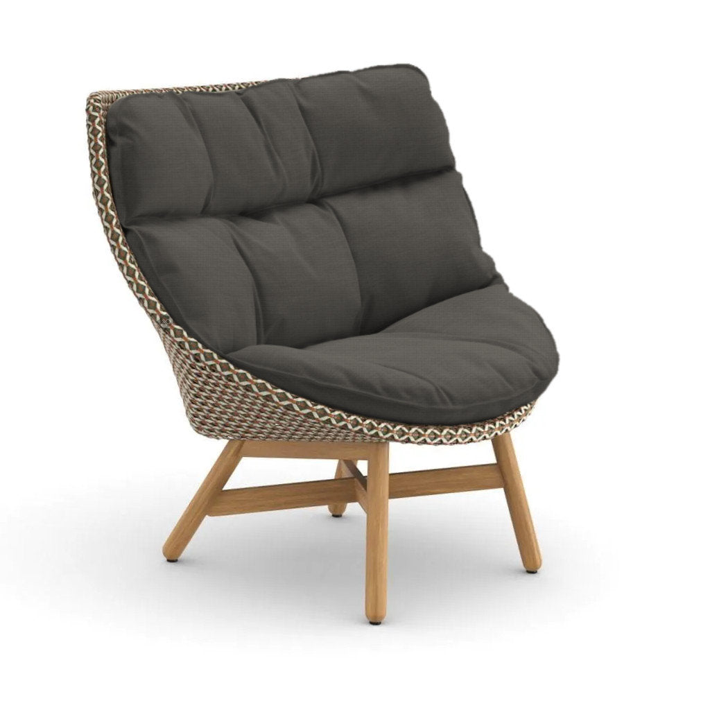 DEDON MBRACE Teak Hochlehner inkl. Gesamtauflage Dry Plus