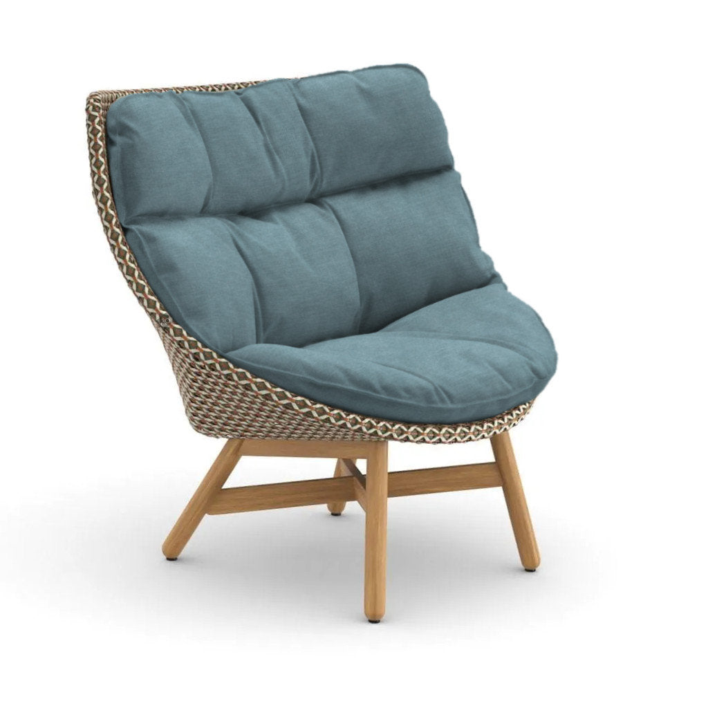 DEDON MBRACE Teak Hochlehner inkl. Gesamtauflage Dry Plus