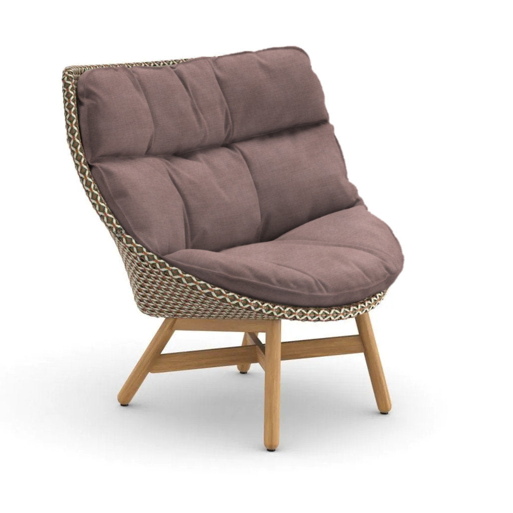 DEDON MBRACE Teak Hochlehner inkl. Gesamtauflage Dry Plus